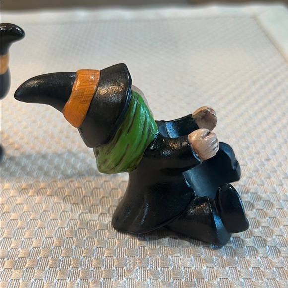 Rare Halloween Ceramic Witch Candleholders - Picture 8 of 15